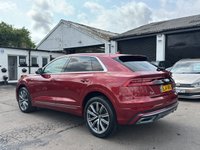 USED 2019 14 AUDI Q8 3.0 TDI V6 50 S line SUV 5dr Diesel Tiptronic quattro Euro 6 (s/s) (286 ps) DAYTIME RUNNING LIGHTS+ PRIVACY GLASS+ PARKING AID= REVERSING CAMERA+ FULL LEATHER TRIM+ PADDLE SHIFTERS+ CRUISE CONTROL+ FOLDING MIRRORS+ KEYLESS+ HEATED SEATS+ TRACTION CONTROL+ DUAL CLIMATE CONTROL+ HILL HOLDING ASSIST+ APPLE PLAY+ USB+ SAT NAV+ MEMORY SEATS+ AUTO TAILGATE+ AUTO HEADLIGHTS+ 21 INCH ALLOY WHEELS+