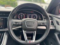 USED 2019 14 AUDI Q8 3.0 TDI V6 50 S line SUV 5dr Diesel Tiptronic quattro Euro 6 (s/s) (286 ps) DAYTIME RUNNING LIGHTS+ PRIVACY GLASS+ PARKING AID= REVERSING CAMERA+ FULL LEATHER TRIM+ PADDLE SHIFTERS+ CRUISE CONTROL+ FOLDING MIRRORS+ KEYLESS+ HEATED SEATS+ TRACTION CONTROL+ DUAL CLIMATE CONTROL+ HILL HOLDING ASSIST+ APPLE PLAY+ USB+ SAT NAV+ MEMORY SEATS+ AUTO TAILGATE+ AUTO HEADLIGHTS+ 21 INCH ALLOY WHEELS+