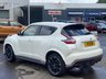 USED 2016 66 NISSAN JUKE 1.6 DIG-T Nismo RS SUV 5dr Petrol Manual Euro 6 (218 ps) A STUNNING LOW MILEAGE EXAMPLE THAT IS SUPPLIED WITH A FULL SERVICE HISTORY AND MOT TILL APRIL NEXT YEAR. LOADED WITH EXTRAS INCLUDING PEARL WHITE PAINT COMPLIMENTED WITH A FULL BLACK ALCANTARA INTERIOR, SATELLITE NAVIGATION, BLUETOOTH, PARK ASSIST, 18 INCH ALLOY WHEELS AND MUCH MORE. THIS VEHICLE MUST BE SEEN!!!!! FINANCE AND EXTENDED WARRANTY AVAILABLE ON THIS USED VEHICLE. CALL A MEMBER OF OUR TEAM NOW TO AVOID DISAPPOINTMENT!!!!