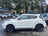 USED 2016 66 NISSAN JUKE 1.6 DIG-T Nismo RS SUV 5dr Petrol Manual Euro 6 (218 ps) A STUNNING LOW MILEAGE EXAMPLE THAT IS SUPPLIED WITH A FULL SERVICE HISTORY AND MOT TILL APRIL NEXT YEAR. LOADED WITH EXTRAS INCLUDING PEARL WHITE PAINT COMPLIMENTED WITH A FULL BLACK ALCANTARA INTERIOR, SATELLITE NAVIGATION, BLUETOOTH, PARK ASSIST, 18 INCH ALLOY WHEELS AND MUCH MORE. THIS VEHICLE MUST BE SEEN!!!!! FINANCE AND EXTENDED WARRANTY AVAILABLE ON THIS USED VEHICLE. CALL A MEMBER OF OUR TEAM NOW TO AVOID DISAPPOINTMENT!!!!