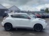 USED 2016 66 NISSAN JUKE 1.6 DIG-T Nismo RS SUV 5dr Petrol Manual Euro 6 (218 ps) A STUNNING LOW MILEAGE EXAMPLE THAT IS SUPPLIED WITH A FULL SERVICE HISTORY AND MOT TILL APRIL NEXT YEAR. LOADED WITH EXTRAS INCLUDING PEARL WHITE PAINT COMPLIMENTED WITH A FULL BLACK ALCANTARA INTERIOR, SATELLITE NAVIGATION, BLUETOOTH, PARK ASSIST, 18 INCH ALLOY WHEELS AND MUCH MORE. THIS VEHICLE MUST BE SEEN!!!!! FINANCE AND EXTENDED WARRANTY AVAILABLE ON THIS USED VEHICLE. CALL A MEMBER OF OUR TEAM NOW TO AVOID DISAPPOINTMENT!!!!