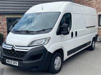 USED 2020 20 CITROEN RELAY 2.2 BlueHDi 35 Enterprise Panel Van 5dr Diesel Manual L3 High Roof Euro 6 (s/s) (140 ps) A/C SAT NAV PARKING SENSORS FINANCE