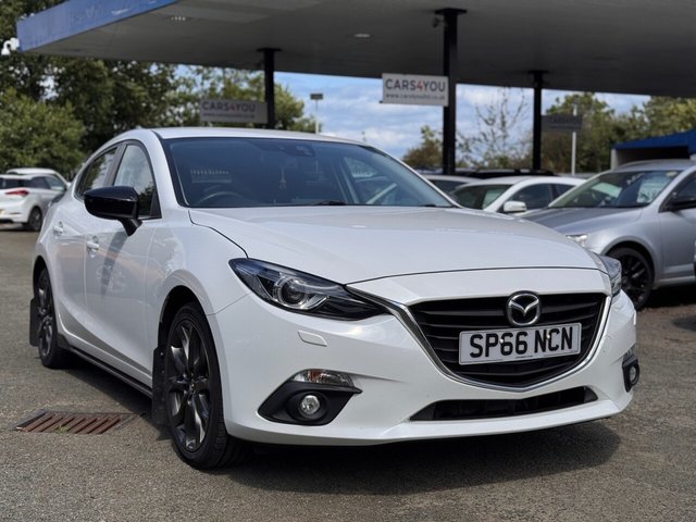 View our Mazda Mazda3 2.0 SKYACTIV-G Sport Black Hatchback 5dr Petrol Manual Euro 6 (s/s) (121 ps)