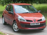 USED 2007 07 RENAULT CLIO 1.2 16v Extreme Hatchback 3dr Petrol Manual (139 g/km, 75 bhp) 