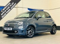 USED 2018 68 FIAT 500 1.2 S Hatchback 3 Door Petrol Manual Euro 6 (s/s) (69 bhp) APPLE CAR PLAY - FIAT BODY STYLING