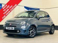 USED 2018 68 FIAT 500 1.2 S Hatchback 3 Door Petrol Manual Euro 6 (s/s) (69 bhp) APPLE CAR PLAY - FIAT BODY STYLING