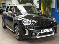 USED 2020 70 MINI COUNTRYMAN 1.5 10kWh Cooper SE Exclusive SUV 5dr Petrol Plug-in Hybrid Auto ALL4 Euro 6 (s/s) (222 ps) BIG SPEC HEAD UP DISPLAY SAT NAV HEATED LEATHER INTERIOR HARMAN KARDON REAR VIEW CAMERA CRUISE CONTROL PARKING SENSORS 1 OWNER SERVICE HISTORY WARRANTY