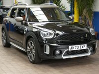 USED 2020 70 MINI COUNTRYMAN 1.5 10kWh Cooper SE Exclusive SUV 5dr Petrol Plug-in Hybrid Auto ALL4 Euro 6 (s/s) (222 ps) BIG SPEC HEAD UP DISPLAY SAT NAV HEATED LEATHER INTERIOR HARMAN KARDON REAR VIEW CAMERA CRUISE CONTROL PARKING SENSORS 1 OWNER SERVICE HISTORY WARRANTY