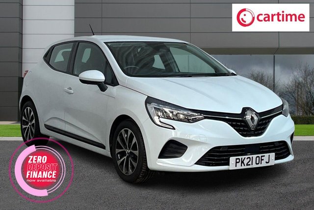 View our Renault Clio 1.0 TCe Iconic Hatchback 5dr Petrol Manual Euro 6 (s/s) (90 ps) Low Mileage, Touchscreen, Apple CarPlay / Android Auto, Rear Parking Sensors, 16-Inch Alloy Wheels