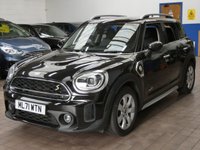 USED 2021 71 MINI COUNTRYMAN 1.5 10kWh Cooper SE Classic SUV 5dr Petrol Plug-in Hybrid Auto ALL4 Euro 6 (s/s) (222 ps) SAT NAV HEATED LEATHER INTERIOR CRUISE CONTROL PARKING SENSORS 1 OWNER SERVICE HISTORY WARRANTY