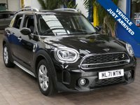 USED 2021 71 MINI COUNTRYMAN 1.5 10kWh Cooper SE Classic SUV 5dr Petrol Plug-in Hybrid Auto ALL4 Euro 6 (s/s) (222 ps) SAT NAV HEATED LEATHER INTERIOR CRUISE CONTROL PARKING SENSORS 1 OWNER SERVICE HISTORY WARRANTY