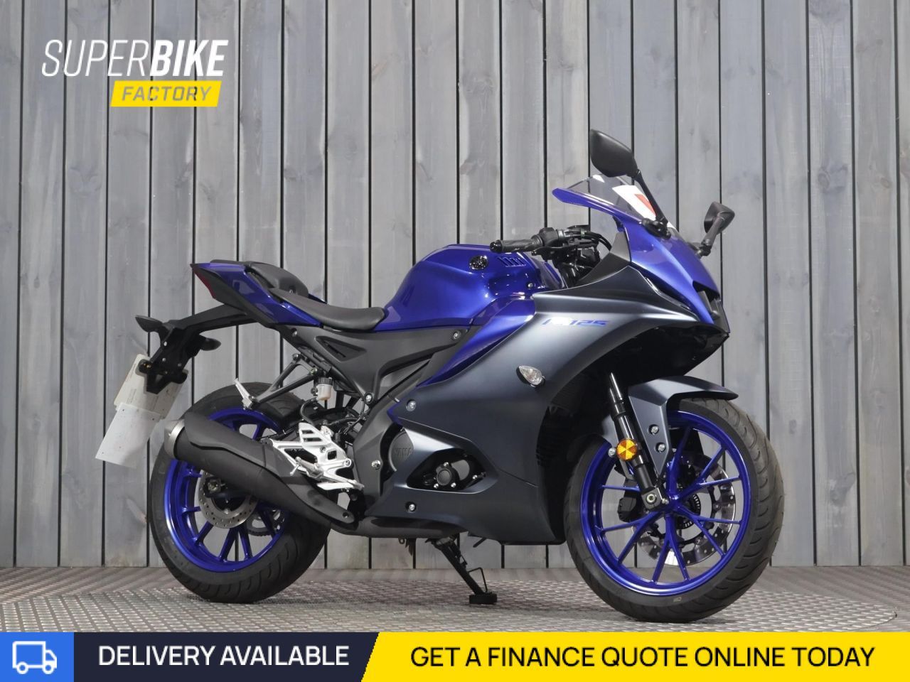 2023 YAMAHA R125 BLUE with 140 miles - Used Motorbikes Dealer: Cheshire ...