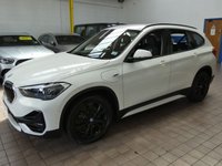 USED 2022 22 BMW X1 1.5 25e 10kWh Sport SUV 5dr Petrol Plug-in Hybrid Auto xDrive Euro 6 (s/s) (220 ps) 4WD SAT NAV ANDROID APPLE CARPLAY PART LEATHER CRUISE CONTROL PARKING SENSORS 1 OWNER SERVICE HISTORY WARRANTY