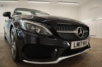 USED 2017 17 MERCEDES-BENZ C-CLASS 2.1 C220d AMG Line (Premium Plus) Cabriolet 2dr Diesel G-Tronic+ Euro 6 (s/s) (170 ps) 