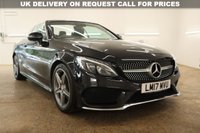 USED 2017 17 MERCEDES-BENZ C-CLASS 2.1 C220d AMG Line (Premium Plus) Cabriolet 2dr Diesel G-Tronic+ Euro 6 (s/s) (170 ps) 