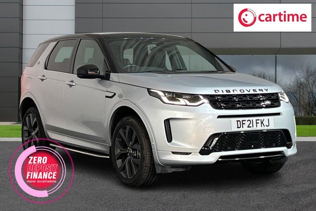 View our Land Rover Discovery Sport 1.5 P300e 12.2kWh R-Dynamic SE SUV 5dr Petrol Plug-in Hybrid Auto 4WD Euro 6 (s/s) (309 ps) Fixed Panoramic Sunroof, Touchscreen, Reverse Camera, Heated Seats, Cruise Control