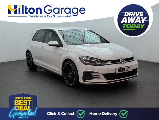 USED 2018 18 Volkswagen Golf 2.0 TDI Gtd Hatchback 5dr Diesel Manual Euro 6 (s/S) (184 Ps) - Sat Nav, Privacy, Sensors
