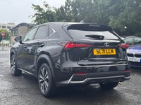 USED 2021 71 LEXUS NX 2.5 300h GPF SUV 5dr Petrol Hybrid E-CVT 4WD Euro 6 (s/s) (197 ps) PANORAMIC ROOF + APPLE CARPLAY/ANDROID AUTO +  NAVIGATION SYSTEM +  AUTO FOLDING MIRRORS +  ADAPTIVE CRUISE CONTROL +  AUTOMATIC HEADLIGHTS WITH HIGH BEAM CONTROL +  LANE ASSIST/STEERING ASSIST +  BLIND SPOT MONITORING +  HEATED STEERING WHEEL +  FULL LEATHER SEATS + 18 INCH ALLOYS +  REVERSING CAMERA +  ELECTRIC TAILGATE +  FRONT AND REAR PARKING SENSORS +  BRAKE HOLD + PADDLE SHIFTERS +  AUTO DIMMING MIRRORS +  BLUETOOTH CONNECTIVITY +