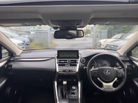 USED 2021 71 LEXUS NX 2.5 300h GPF SUV 5dr Petrol Hybrid E-CVT 4WD Euro 6 (s/s) (197 ps) PANORAMIC ROOF + APPLE CARPLAY/ANDROID AUTO +  NAVIGATION SYSTEM +  AUTO FOLDING MIRRORS +  ADAPTIVE CRUISE CONTROL +  AUTOMATIC HEADLIGHTS WITH HIGH BEAM CONTROL +  LANE ASSIST/STEERING ASSIST +  BLIND SPOT MONITORING +  HEATED STEERING WHEEL +  FULL LEATHER SEATS + 18 INCH ALLOYS +  REVERSING CAMERA +  ELECTRIC TAILGATE +  FRONT AND REAR PARKING SENSORS +  BRAKE HOLD + PADDLE SHIFTERS +  AUTO DIMMING MIRRORS +  BLUETOOTH CONNECTIVITY +