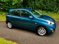 USED 2016 66 NISSAN MICRA 1.2 Acenta Hatchback 5dr Petrol Manual Euro 6 (80 ps) 1 RETIRED LADY OWNER SINCE MARCH 2017 WITH ONLY 14,700 MILES AND FULL NISSAN SERVICE HISTORY// 35 POUND ROAD TAX// ULEZ COMPLIANT//BLUETOOTH HANDS FREE//MULTI FUNCTION STEERING WHEEL + CRUISE CONTROL 