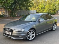 USED 2014 14 AUDI A4 2.0 TDI S line Saloon 4dr Diesel Multitronic Euro 5 (s/s) (150 ps) 
