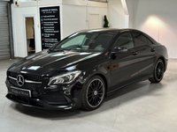 USED 2018 68 MERCEDES-BENZ CLA 2.1 CLA220d AMG Line Night Edition Coupe 4dr Diesel 7G-DCT Euro 6 (s/s) (170 ps) NIGHT EDITION+SAT NAV+18"ALLOY