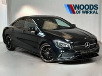 USED 2018 68 MERCEDES-BENZ CLA 2.1 CLA220d AMG Line Night Edition Coupe 4dr Diesel 7G-DCT Euro 6 (s/s) (170 ps) NIGHT EDITION+SAT NAV+18"ALLOY