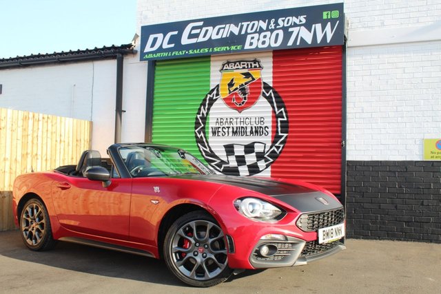 2018 Abarth 124 Spider 1.4 MultiAir Convertible 2dr Petrol Auto Euro 6 (170 ps)