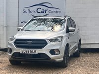 USED 2018 68 FORD KUGA 2.0 TDCi ST-Line X SUV 5dr Diesel Powershift AWD Euro 6 (s/s) (180 ps) www.suffolkcarcentre.co.uk - Located at Lowestoft