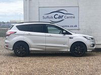 USED 2018 68 FORD KUGA 2.0 TDCi ST-Line X SUV 5dr Diesel Powershift AWD Euro 6 (s/s) (180 ps) www.suffolkcarcentre.co.uk - Located at Lowestoft