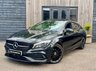 USED 2018 68 MERCEDES-BENZ CLA 1.6 CLA200 AMG Line Night Edition (Plus) Shooting Brake 5dr Petrol 7G-DCT Euro 6 (s/s) (156 ps) PAN ROOF+CAMERA+CRUISE+SATNAV