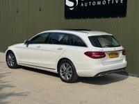 USED 2017 17 MERCEDES-BENZ C-CLASS 2.0 C200 Sport (Premium Plus) Estate 5dr Petrol G-Tronic+ 4MATIC Euro 6 (s/s) (184 ps) LEATHER PANROOF SAT NAV