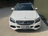 USED 2017 17 MERCEDES-BENZ C-CLASS 2.0 C200 Sport (Premium Plus) Estate 5dr Petrol G-Tronic+ 4MATIC Euro 6 (s/s) (184 ps) LEATHER PANROOF SAT NAV