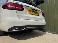 USED 2017 17 MERCEDES-BENZ C-CLASS 2.0 C200 Sport (Premium Plus) Estate 5dr Petrol G-Tronic+ 4MATIC Euro 6 (s/s) (184 ps) LEATHER PANROOF SAT NAV