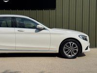 USED 2017 17 MERCEDES-BENZ C-CLASS 2.0 C200 Sport (Premium Plus) Estate 5dr Petrol G-Tronic+ 4MATIC Euro 6 (s/s) (184 ps) LEATHER PANROOF SAT NAV
