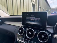 USED 2017 17 MERCEDES-BENZ C-CLASS 2.0 C200 Sport (Premium Plus) Estate 5dr Petrol G-Tronic+ 4MATIC Euro 6 (s/s) (184 ps) LEATHER PANROOF SAT NAV