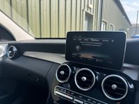 USED 2017 17 MERCEDES-BENZ C-CLASS 2.0 C200 Sport (Premium Plus) Estate 5dr Petrol G-Tronic+ 4MATIC Euro 6 (s/s) (184 ps) LEATHER PANROOF SAT NAV