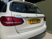 USED 2017 17 MERCEDES-BENZ C-CLASS 2.0 C200 Sport (Premium Plus) Estate 5dr Petrol G-Tronic+ 4MATIC Euro 6 (s/s) (184 ps) LEATHER PANROOF SAT NAV