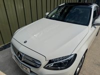 USED 2017 17 MERCEDES-BENZ C-CLASS 2.0 C200 Sport (Premium Plus) Estate 5dr Petrol G-Tronic+ 4MATIC Euro 6 (s/s) (184 ps) LEATHER PANROOF SAT NAV