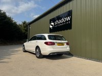 USED 2017 17 MERCEDES-BENZ C-CLASS 2.0 C200 Sport (Premium Plus) Estate 5dr Petrol G-Tronic+ 4MATIC Euro 6 (s/s) (184 ps) LEATHER PANROOF SAT NAV