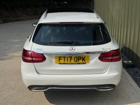 USED 2017 17 MERCEDES-BENZ C-CLASS 2.0 C200 Sport (Premium Plus) Estate 5dr Petrol G-Tronic+ 4MATIC Euro 6 (s/s) (184 ps) LEATHER PANROOF SAT NAV