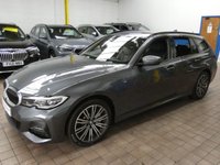 USED 2021 21 BMW 3 SERIES 2.0 330e 12kWh M Sport Touring 5dr Petrol Plug-in Hybrid Auto Euro 6 (s/s) (292 ps) SAT NAV HEATED LEATHER INTERIOR REAR VIEW CAMERA CRUISE CONTROL PARKING SENSOR 1 OWNER BMW SERVICE HISTORY WARRANTY