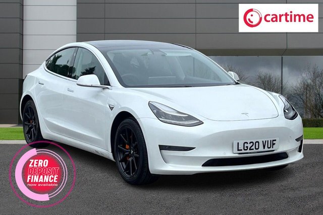 View our Tesla Model 3 (Dual Motor) Long Range Saloon 4dr Electric Auto 4WDE (346 ps) Touchscreen, Reverse Camera, Heated Seats, Adaptive Cruise Control, Parking Sensors