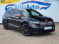 USED 2021 71 SKODA ENYAQ 82kWh 80 Founders Edition SUV 5dr Electric Auto (204 ps) AUTOMATIC/TIPTRONIC, FULL SKODA SERVICE HISTORY, Apple Car Play/Android Auto, Wireless Charging, Virtual Cockpit, Heated Steering Wheel, Leather Seats, Sat Nav, Reverse Camera, 21" Alloy Wheels, Front + Rear Park Sensors, Cruise Control, Dual Climate Control