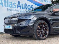 USED 2021 71 SKODA ENYAQ 82kWh 80 Founders Edition SUV 5dr Electric Auto (204 ps) AUTOMATIC/TIPTRONIC, FULL SKODA SERVICE HISTORY, Apple Car Play/Android Auto, Wireless Charging, Virtual Cockpit, Heated Steering Wheel, Leather Seats, Sat Nav, Reverse Camera, 21" Alloy Wheels, Front + Rear Park Sensors, Cruise Control, Dual Climate Control