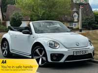 USED 2017 17 VOLKSWAGEN BEETLE 2.0 TDI BlueMotion Tech R-Line Cabriolet 2dr Diesel Manual Euro 6 (s/s) (150 ps) LOW MILES+ULEZ+18" ALLOYS+FSH