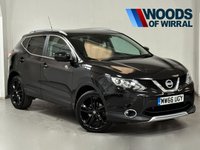 USED 2016 66 NISSAN QASHQAI 1.5 dCi Black Edition SUV 5dr Diesel Manual 2WD Euro 6 (s/s) (110 ps) PAN ROOF+FULL LEATHER+F&R PARK