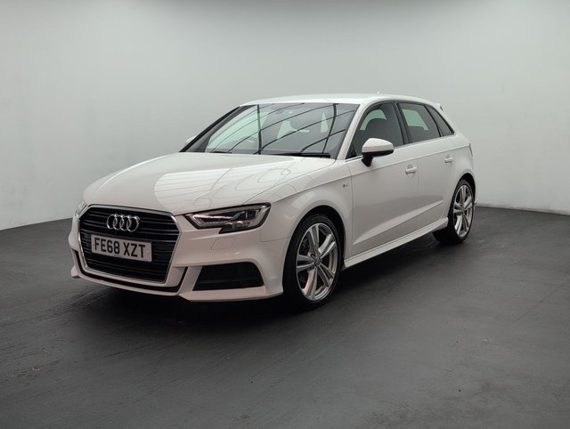 USED 2018 68 Audi A3 1.5 Tfsi Cod 35 S Line Sportback 5dr Petrol S Tronic Euro 6 (s/S) (150 Ps) Navigation+cruise Control