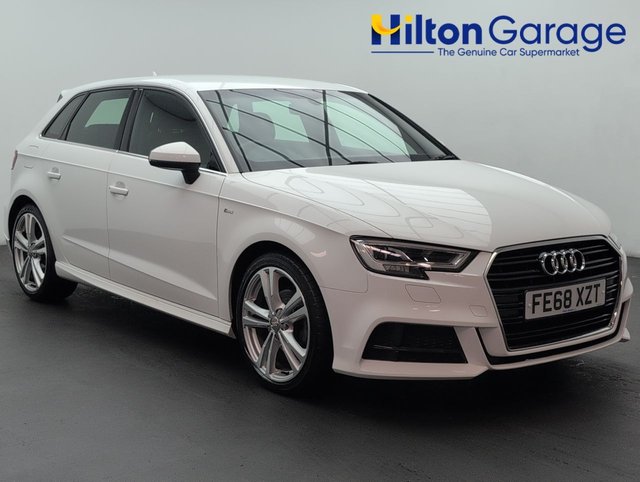 USED 2018 68 Audi A3 1.5 Tfsi Cod 35 S Line Sportback 5dr Petrol S Tronic Euro 6 (s/S) (150 Ps) Navigation+cruise Control