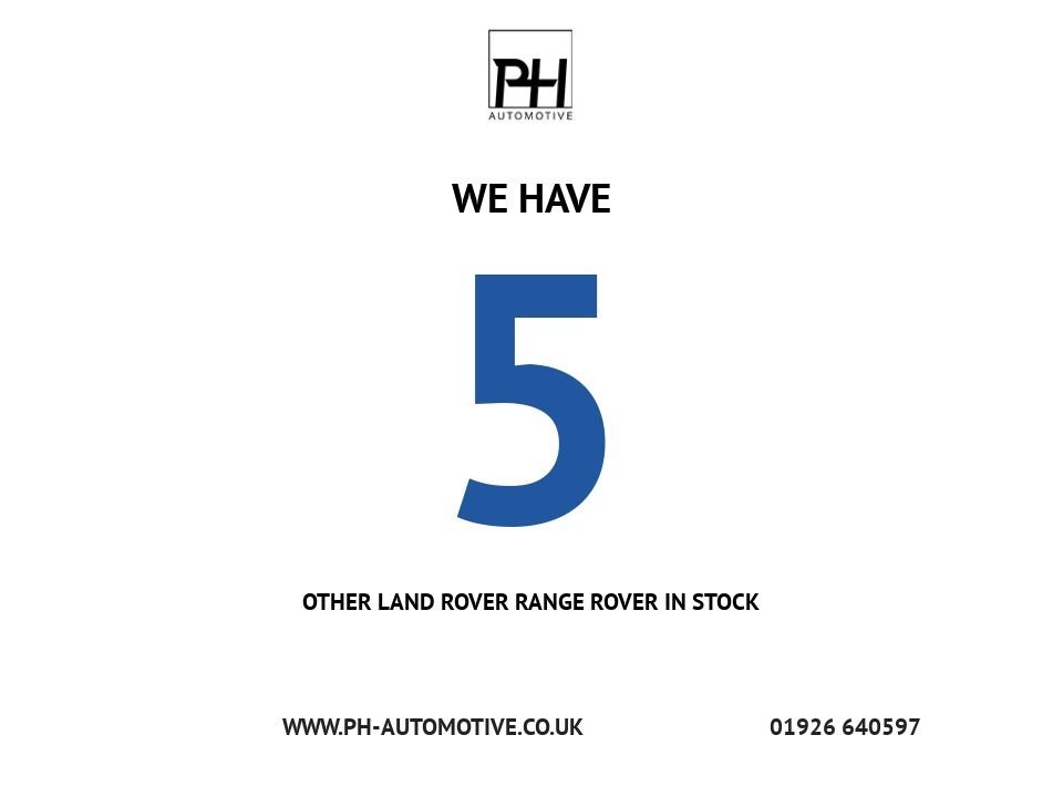 USED 2010 60 LAND ROVER RANGE ROVER 5.0 V8 Autobiography SUV 5dr Petrol Auto 4WD Euro 5 (510 ps) 1 OWNER FROM NEW | BLIND SPOT